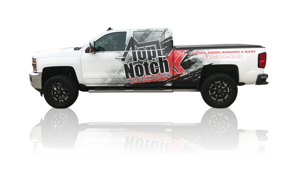 Top Notch Construction and Roofing Truck - Des Moines